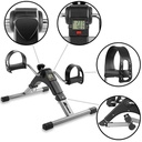 Mini Bike Pedal Exerciser Arms And Leg Pedal Exerciser With Digital Meter Foldable Mini Fitness Cycle Home Exercise Machine